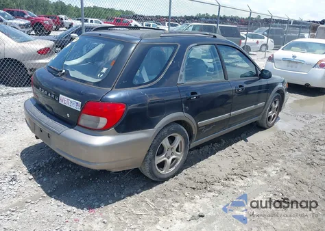 2002 Subaru Impreza Outback Sport from USA, damaged, VIN JF1GG68522H832236